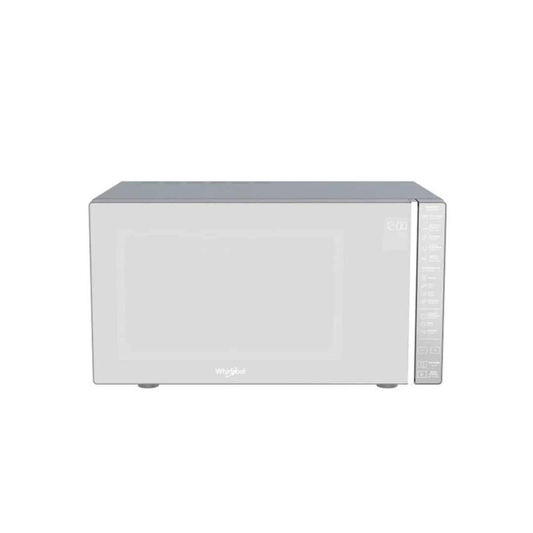 WHIRLPOOL MICROWAVE 1.1 CF Silk STEEL --- FAMILY SIZE --  HIGH END